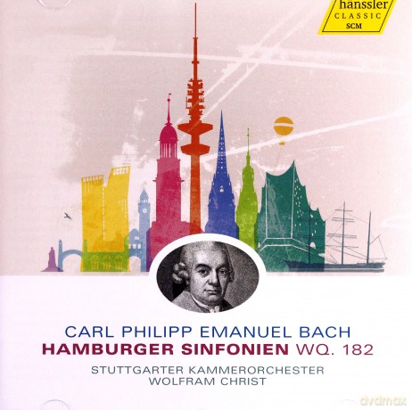 Carl Philipp Emanuel Bach: Symphonien Wq.182 Nr.1-6 Hamburger [CD]