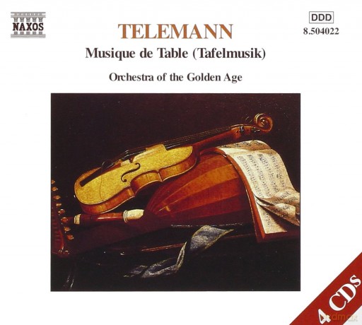 Georg Philipp Telemann: Tafelmusik Vol.1-4 (Teile 1-3) [4CD]