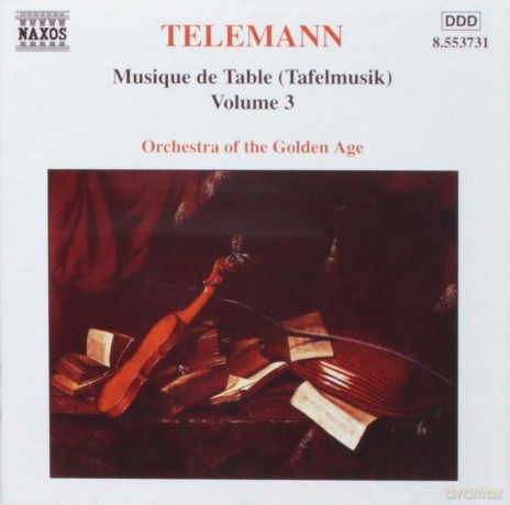 Georg Philipp Telemann: Tafelmusik Vol.3 (Teil 2) [CD]