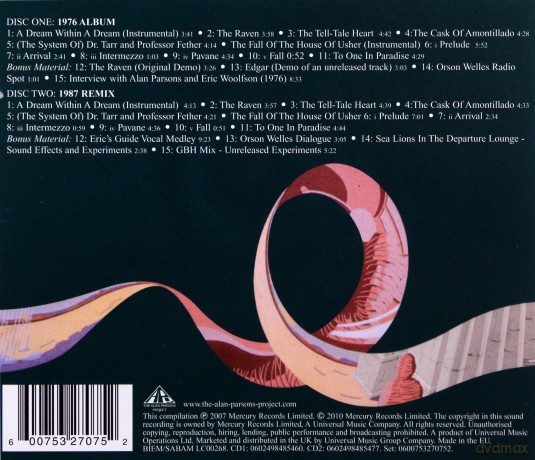 The Alan Parsons Project: Tales Of Mystery And Imagination (Deluxe) [2CD]