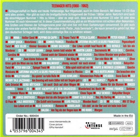 Teenager Hits 1960 - 1992 [10CD]