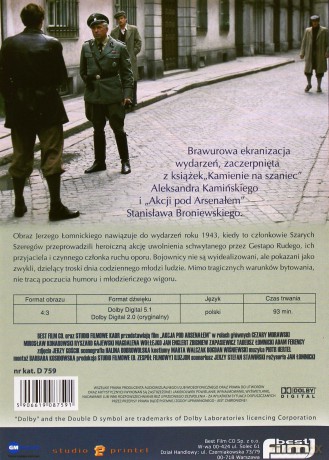 Akcja pod Arsenałem [DVD]