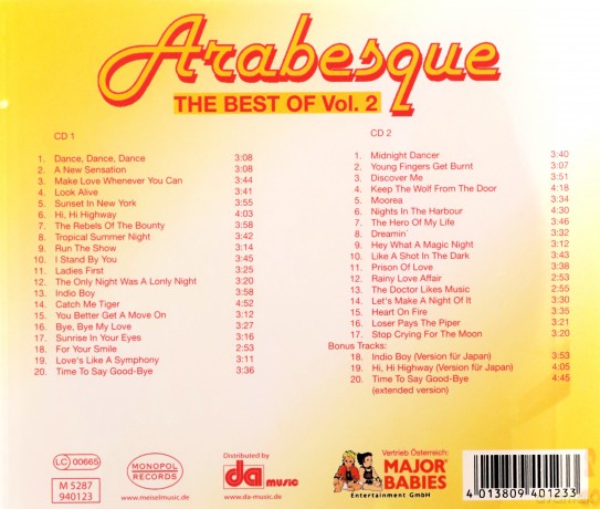 Arabesque: The Best Of Arabesque Vol. 2 [2CD]
