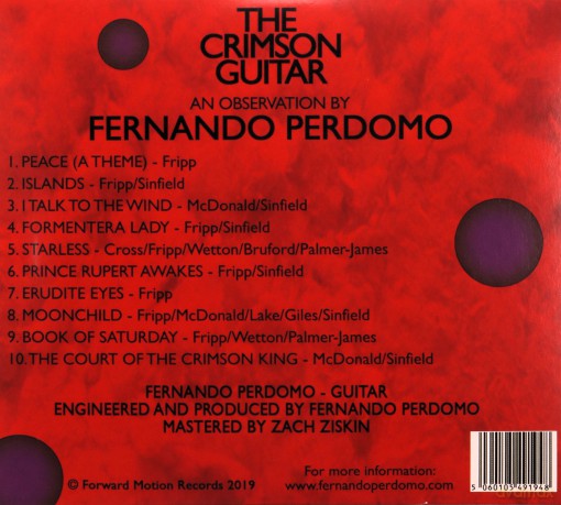 Fernando Perdomo: The Crimson Guitar: A Tribute To King Crimson [CD]