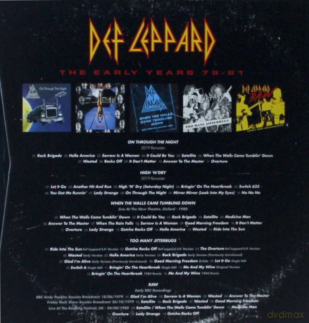 Def Leppard: The Early Years 79 - 81 (Limited Deluxe) [5CD]