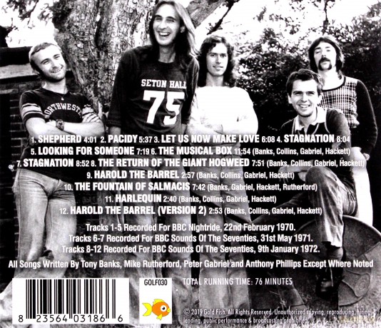 Genesis: The Lost Radio Recordings: BBC Sessions 1970 - 1972 [CD]