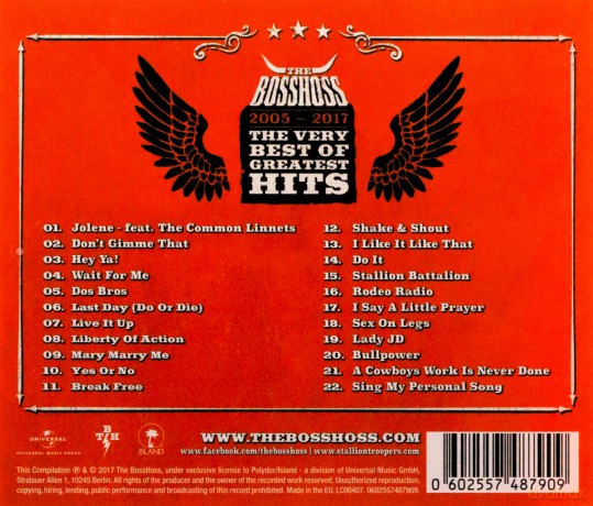 BossHoss: The Very Best Of Greatest Hits (2005 - 2017) [CD]