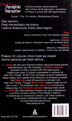 Pamiętniki Wampirów Księga 1. (F) Przebudzenie ,Walka, Szał (Okładka Filmowa) - L.J. Smith [KSIĄŻKA]