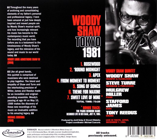 Woody Shaw: Tokyo '81 [CD]