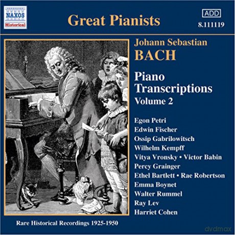 Johann Sebastian Bach: Transkriptionen fur Klavier Vol.2 [CD]