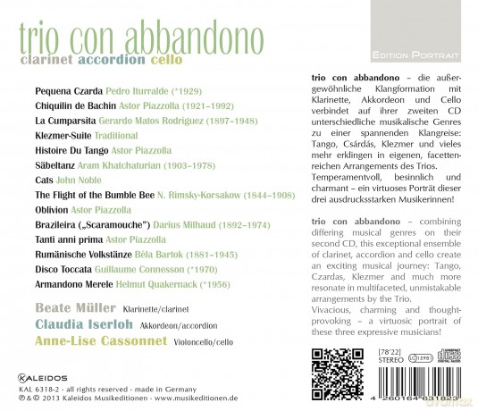 Trio Con Abbandono [CD]