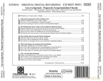 Tropen des Gregorianischen Chorals [CD]