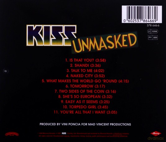 Kiss: Unmasked (German Version) [CD]