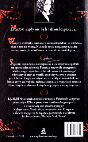 Świat Nocy 1 Dotyk Wampira,Córki Nocy,Zaklinaczka - L.J. Smith [KSIĄŻKA]
