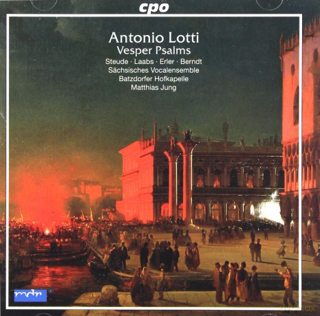 Antonio Lotti: Vesperpsalmen [CD]