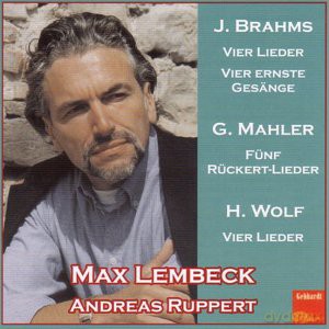 Johannes Brahms: Vier ernste Gesss¤nge op.121 [CD]