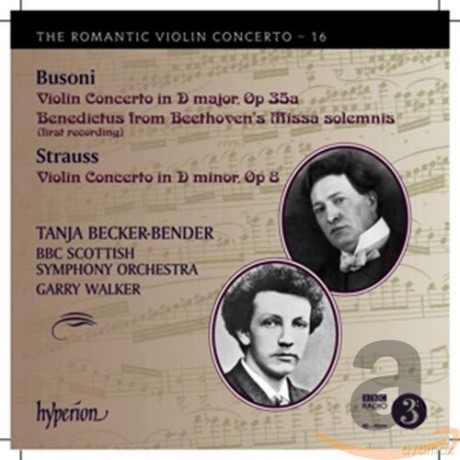 Ferruccio Busoni: Violinkonzert op.35a [CD]