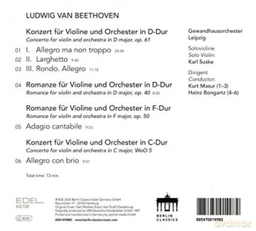 Ludwig van Beethoven: Violinkonzert op.61 [CD]