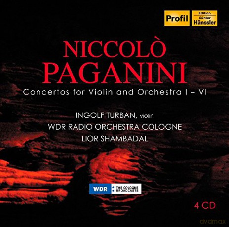 Niccolo Paganini: Violinkonzerte Nr.1-6 [4CD]