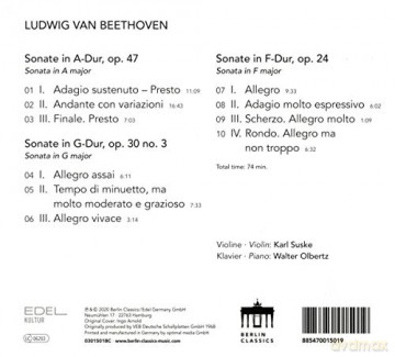 Ludwig van Beethoven: Violinsonaten Nr.5,8,9 [CD]