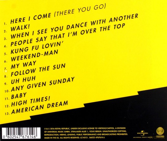Royal Republic: Weekend Man [CD]