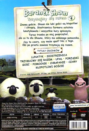 Baranek Shaun 4: Trzymajmy się razem [DVD]