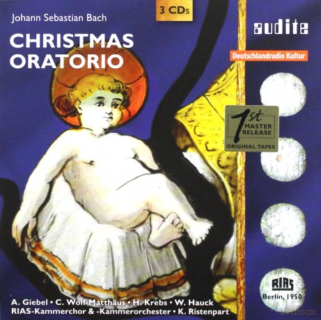 Johann Sebastian Bach: Christmas Oratorio Weihnachtsoratorium BWV 248 [3CD]