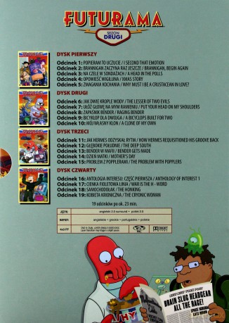 Futurama: Przygody Fry’a w kosmosie sezon 2 [4DVD]