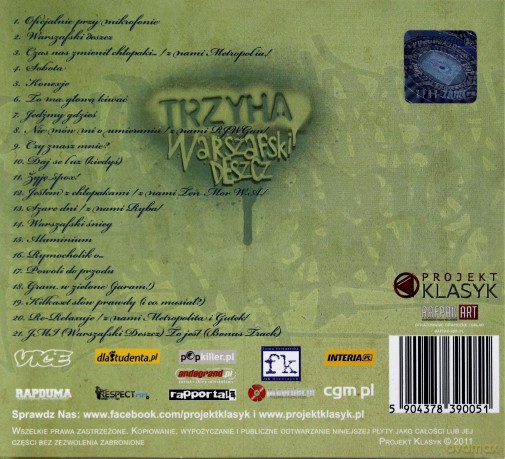 Warszafski Deszcz: Nastukafszy (Digipack) [CD]