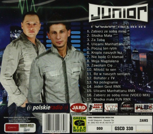 Junior: Poczuj ten rytm [CD]