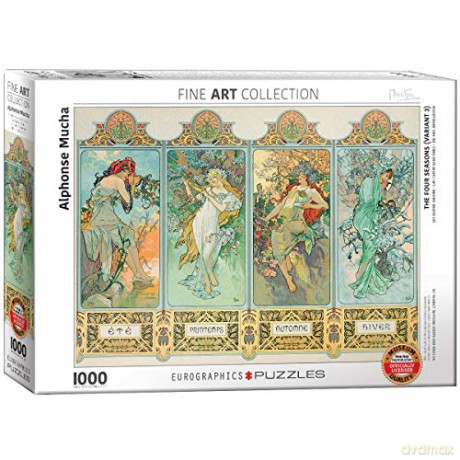 HEYE Cztery sezony Alfons Mucha 1000 el. [PUZZLE]