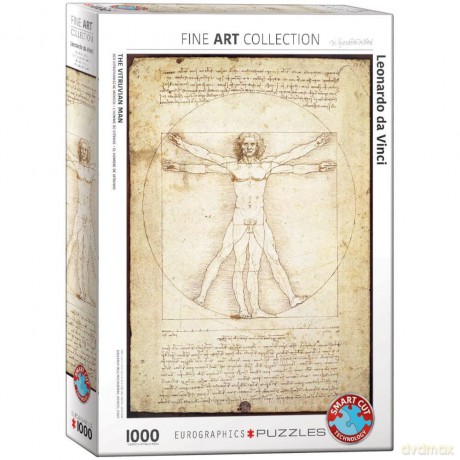 HEYE Człowiek witruwiański Leonardo Da Vinci 1000 el. [PUZZLE]