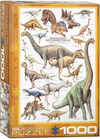 HEYE Dinozaury w okresie Jurajskim 1000 el. [PUZZLE]