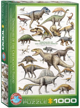HEYE Dinozaury w okresie Kredy 1000 el. [PUZZLE]