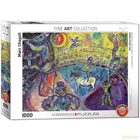 HEYE Koń w cyrku Marc Chagall 1000 el. [PUZZLE]