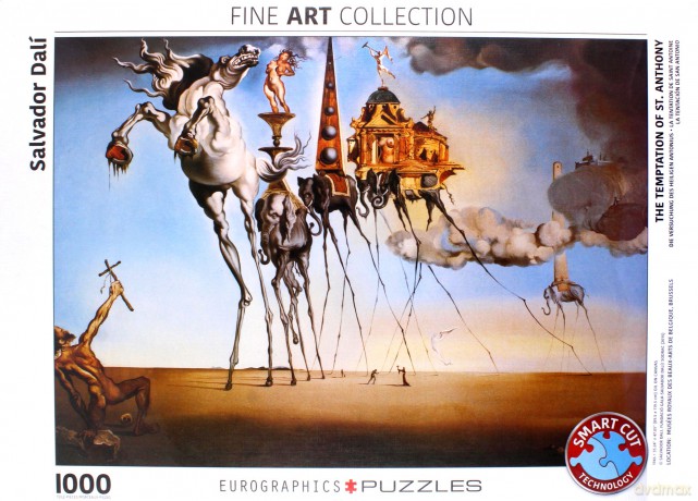 HEYE Kuszenie świętego Antoniego Salvador Dali 1000 el. [PUZZLE]