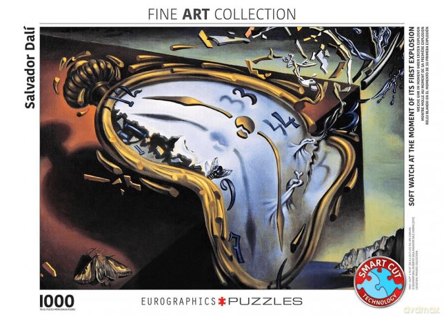 HEYE Miękki zegarek w momencie pierwszej eksplozji Salvador Dali 1000 el. [PUZZLE]