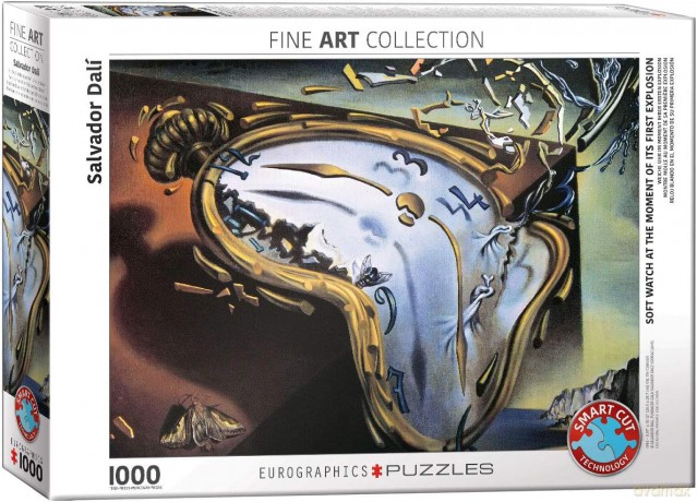 HEYE Miękki zegarek w momencie pierwszej eksplozji Salvador Dali 1000 el. [PUZZLE]