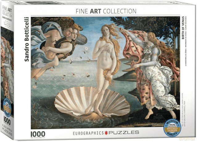 HEYE Narodziny Wenus Botticelli 1000 el. [PUZZLE]