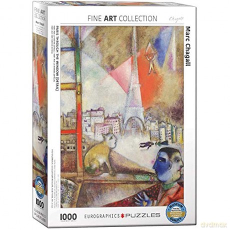 HEYE Paryż przez okno Marc Chagall 1000 el. [PUZZLE]