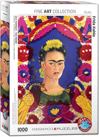 HEYE Portret Fridy Kahlo z ptakami Frida Kahlo 1000 el. [PUZZLE]