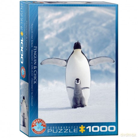 HEYE Rodzinka pingwinów 1000 el. [PUZZLE]