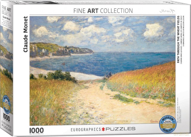 HEYE Ścieżka przez pola pszenicy Claude Monet 1000 el. [PUZZLE]