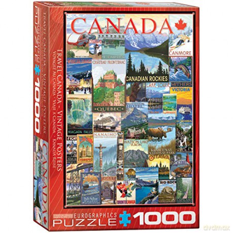 HEYE Stare plakaty Kanada 1000 el. [PUZZLE]