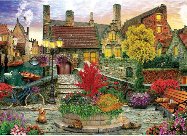 HEYE Stare domy David Maclean 1000 el. [PUZZLE]