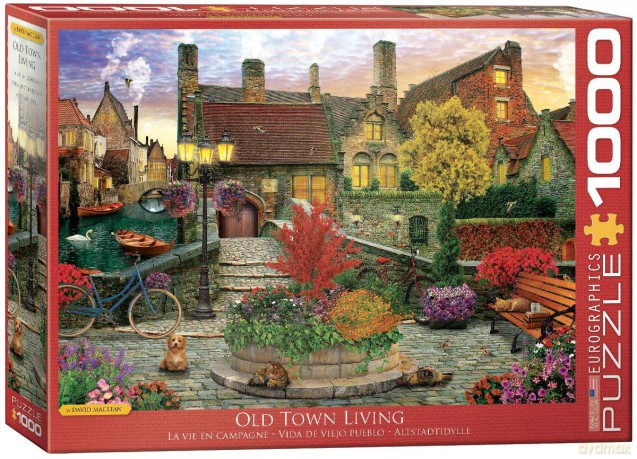 HEYE Stare domy David Maclean 1000 el. [PUZZLE]
