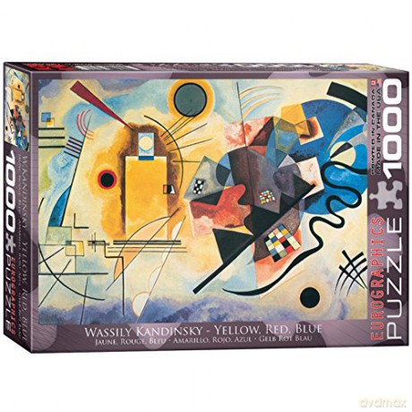 HEYE Żółty czerwony niebieski Kandinsky 1000 el. [PUZZLE]