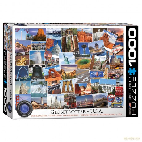 HEYE Globtroter USA 1000 el. [PUZZLE]