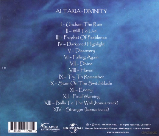 Altaria: Divinity [CD]