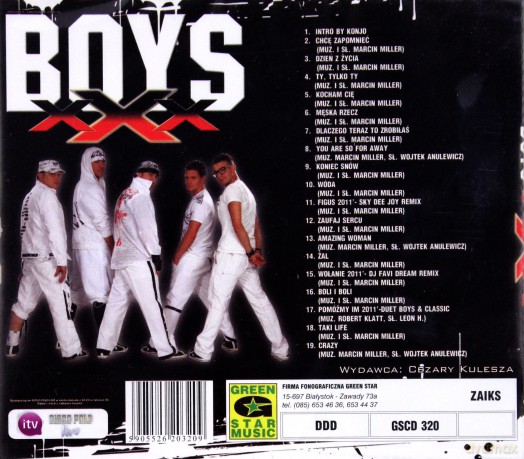 Boys: XXX [CD]